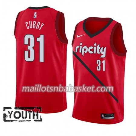 Maillot Enfant Portland Trail Blazers Seth Curry 31 2018-19 Nike Rouge Swingman